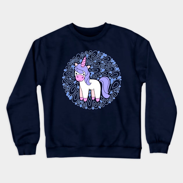 Unicorn Crewneck Sweatshirt by Mashmuh